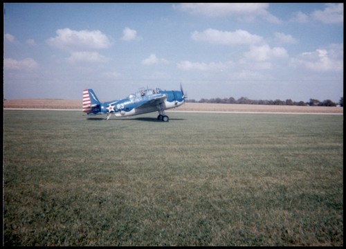 Blue white vultee 13a - blue,